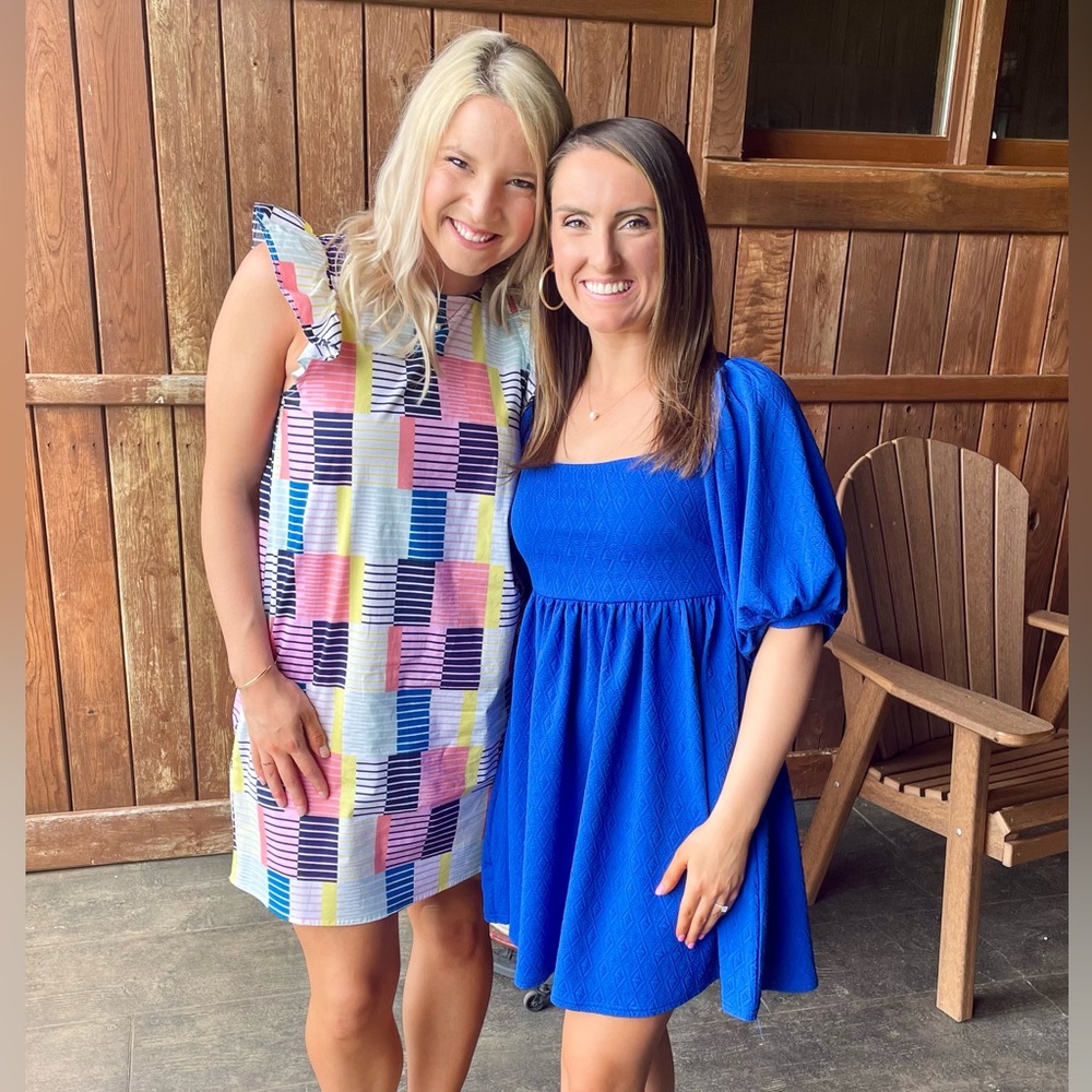 Michelle McDowell Colorful Dress